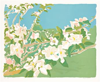 FAIRFIELD PORTER Apple Blossoms II and III.